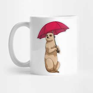 Meerkat Rain Umbrella Mug